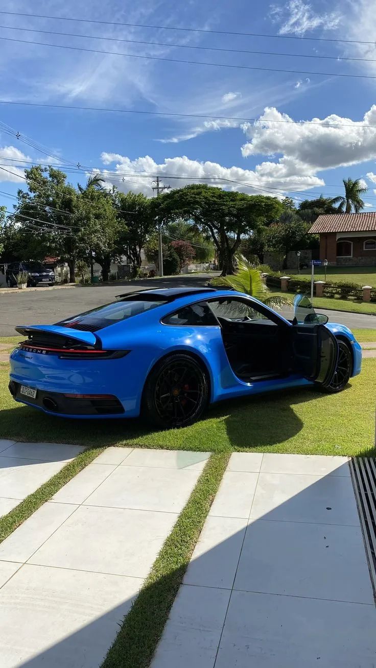 Porsche azul